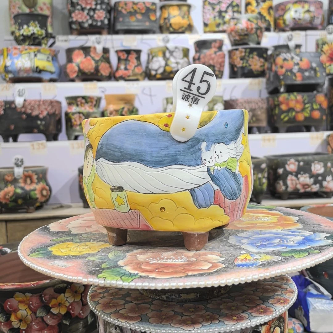 花盆红泥景德镇花盆