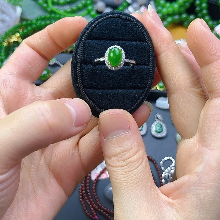 和田玉银S925镶嵌颈饰