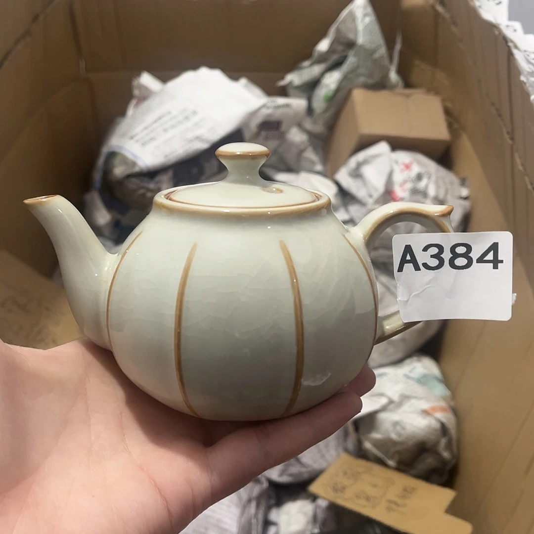 瓷片茶摆件工艺品摆件666