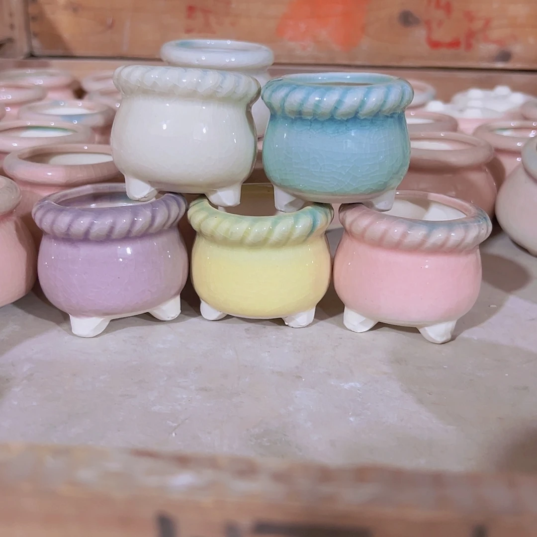 陶瓷花盆当场满12包邮