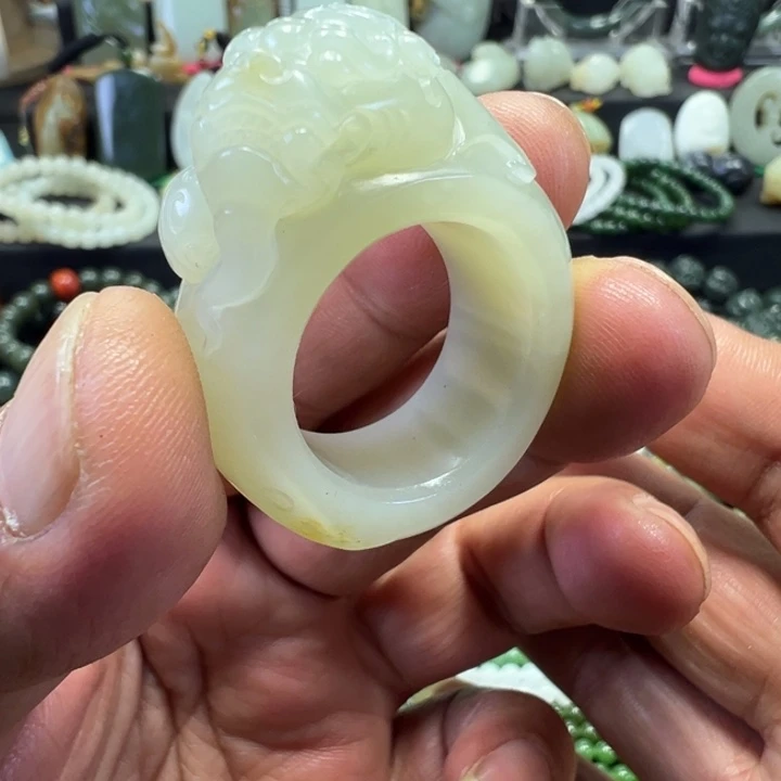 和田玉未镶嵌吊坠(不含链)