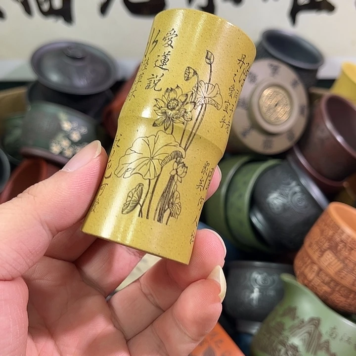 茶杯紫砂全手工紫砂主人杯