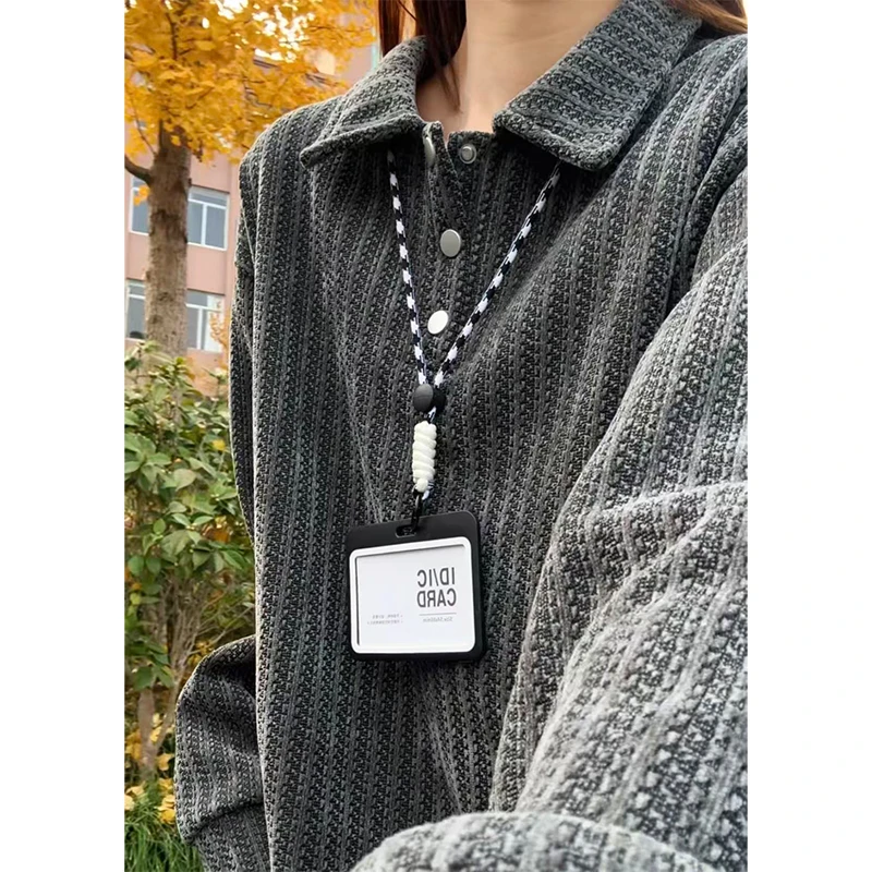 鱼骨纹美式polo领加绒卫衣男秋冬条纹长袖t恤小香风情侣打底内搭