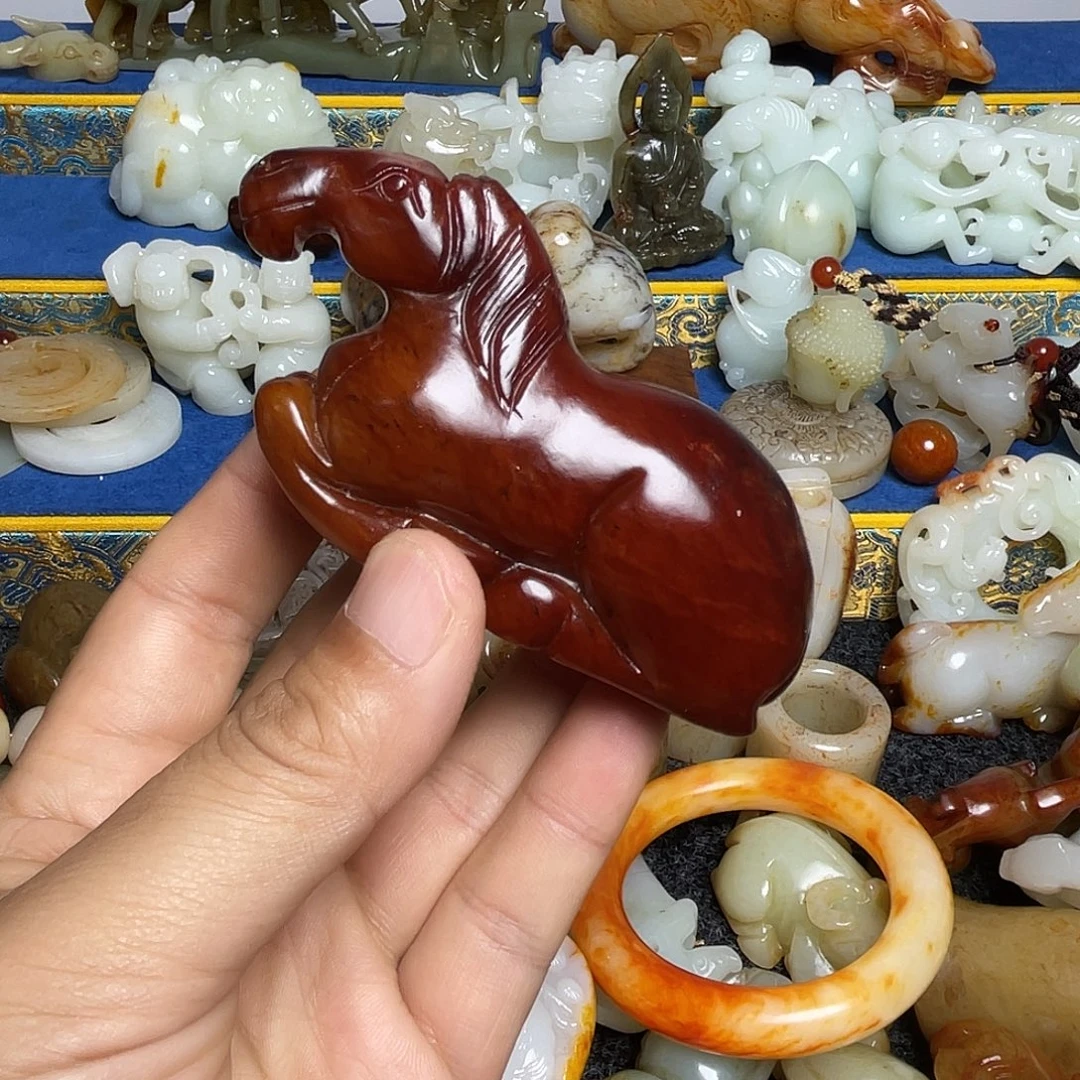 一***牛和田玉未镶嵌挂件