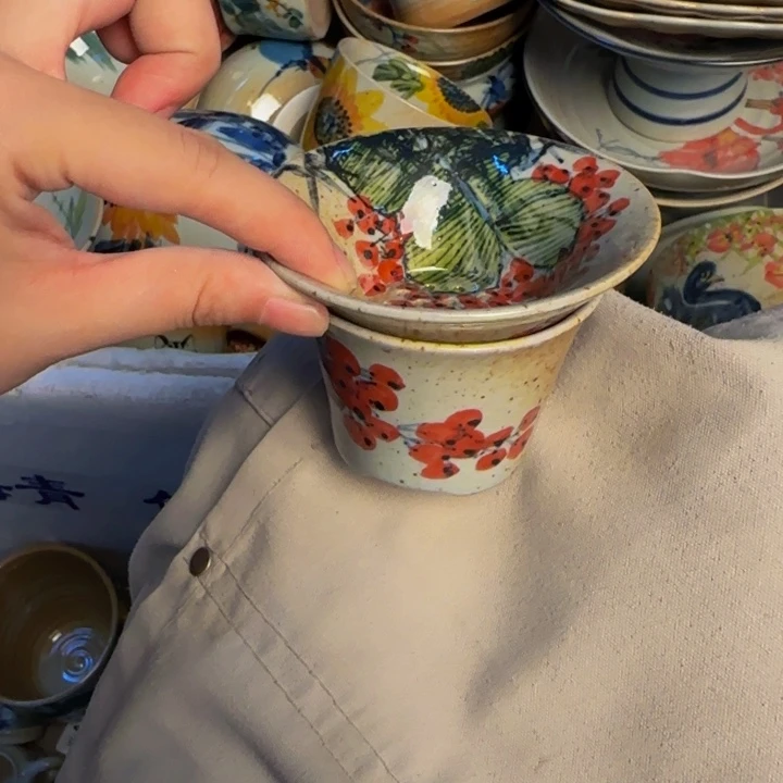 瓷片景德镇陶瓷手工手绘