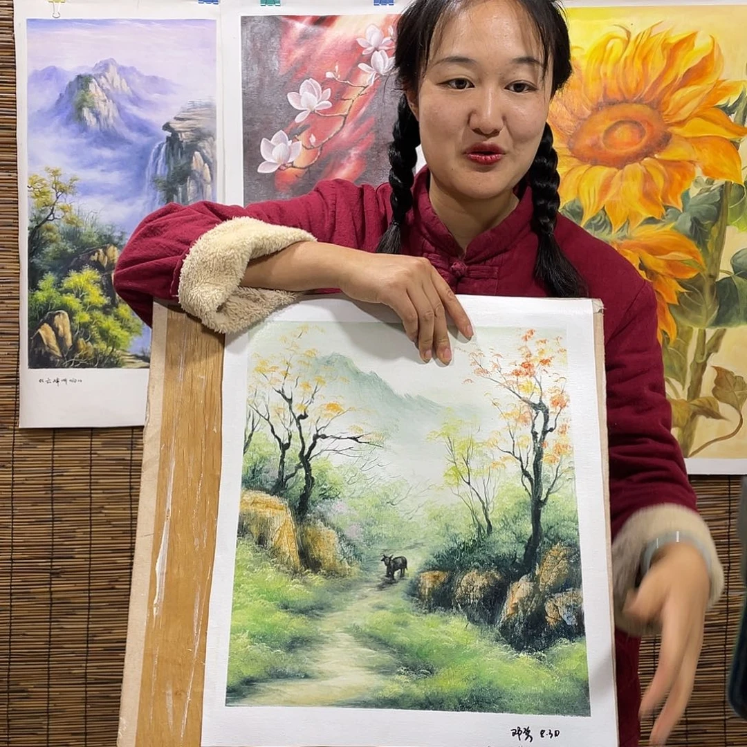 油画小*薇爽恭喜竞拍成功