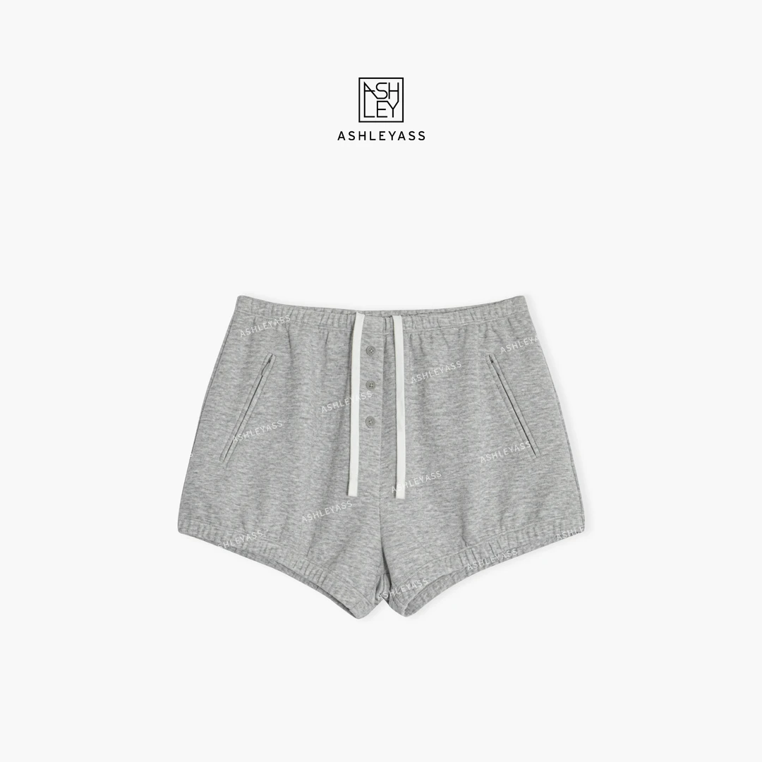 【ASHLEYASS】“淡人套装短裤”小灯笼时尚套装休闲裤短裤LSK250261C