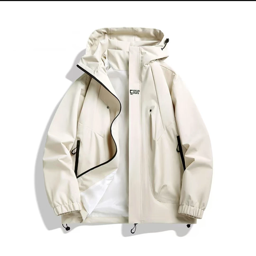 春款冲锋衣情侣三合一防风防水登山服户外雅丹风高级百搭夹克