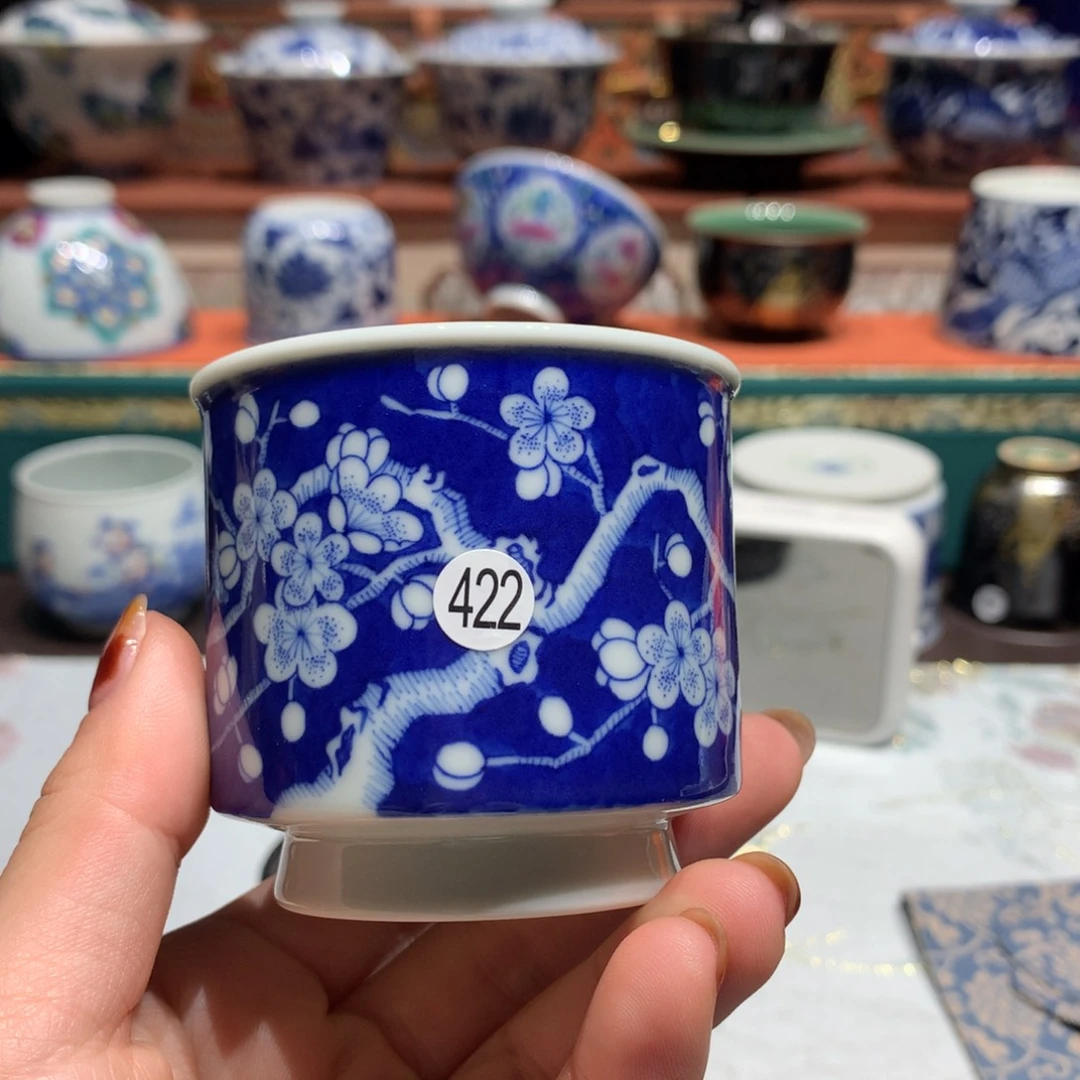 橘***人422青花杯子lf101