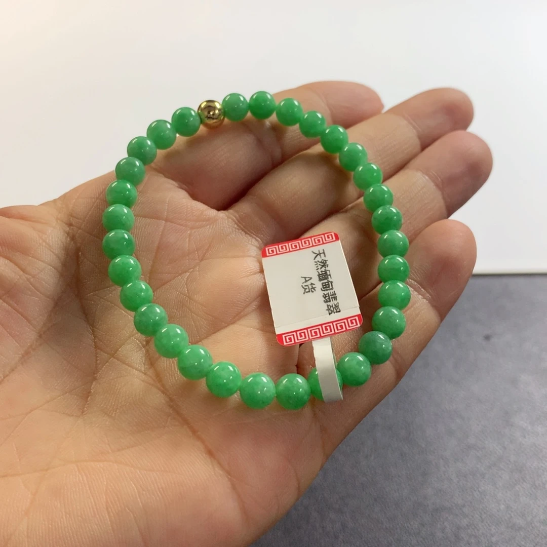 翡翠未镶嵌颈饰手串