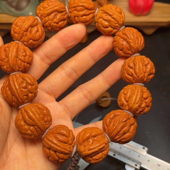 桃核手串龙纹桃核15
