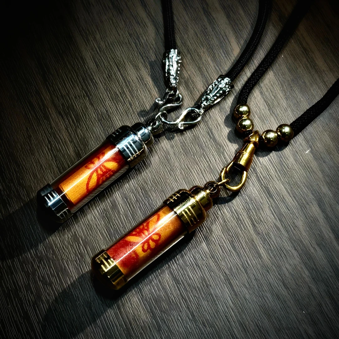 铜合金项链 【乡下发】 伏管吊坠 张师傅手工制作