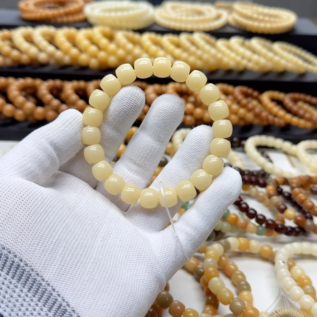 菩提根/象牙果手串10×11 鼓珠 10年 精工