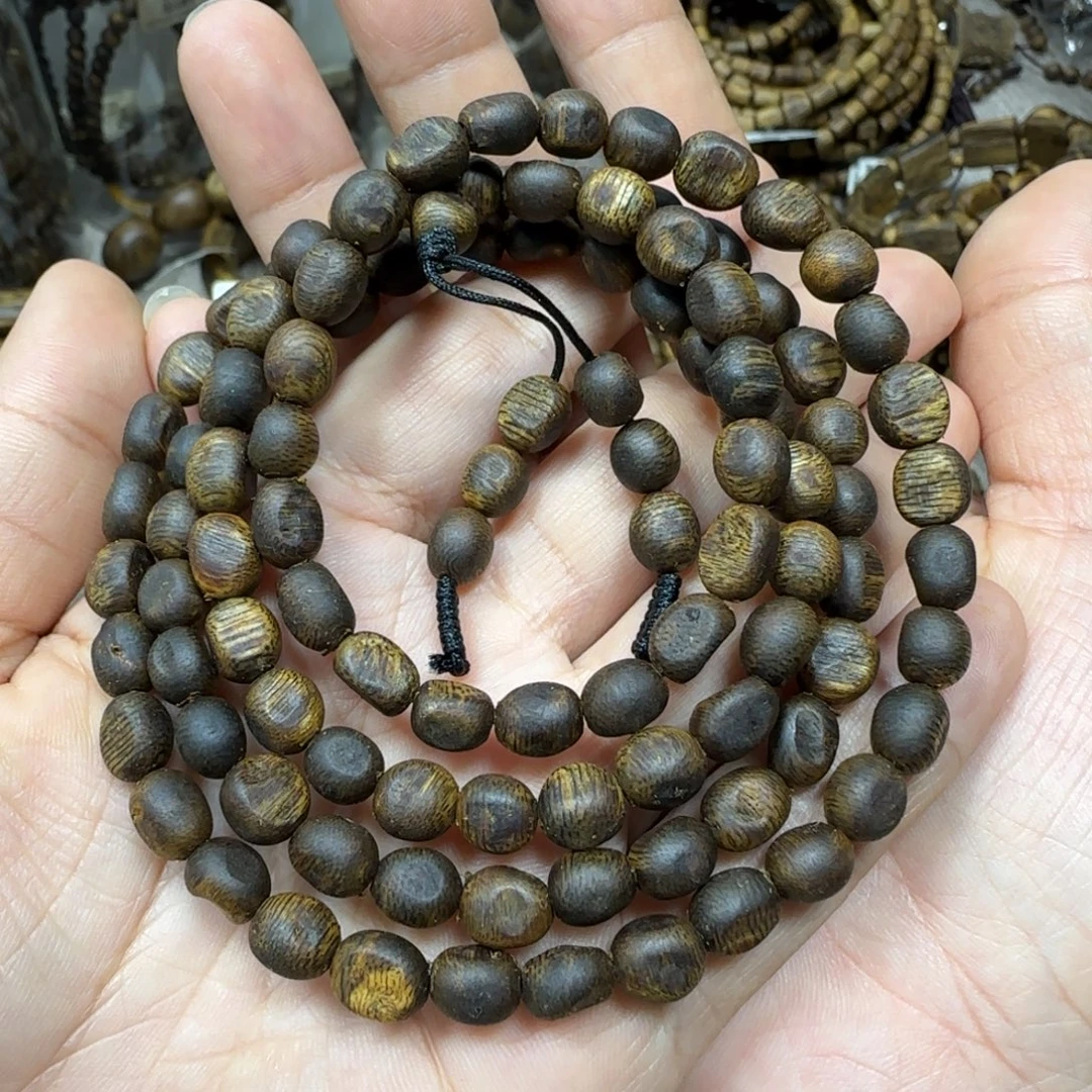 沉香手串沉水莺歌绿多样性发货一条卡6-20克