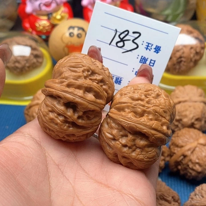 文玩核桃把件阿***183号43平谷元宝