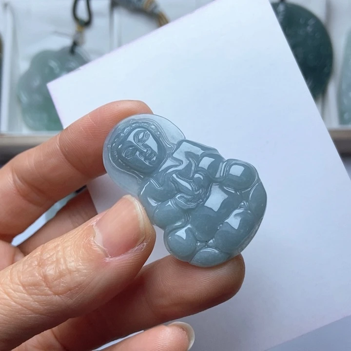 翡翠未镶嵌挂件翡翠