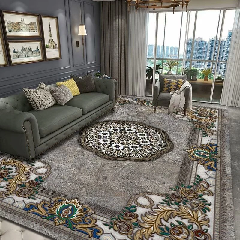 【外贸-19T】200x300比利时绒欧式炕毯地毯床边毯卧室茶地毯客厅毯