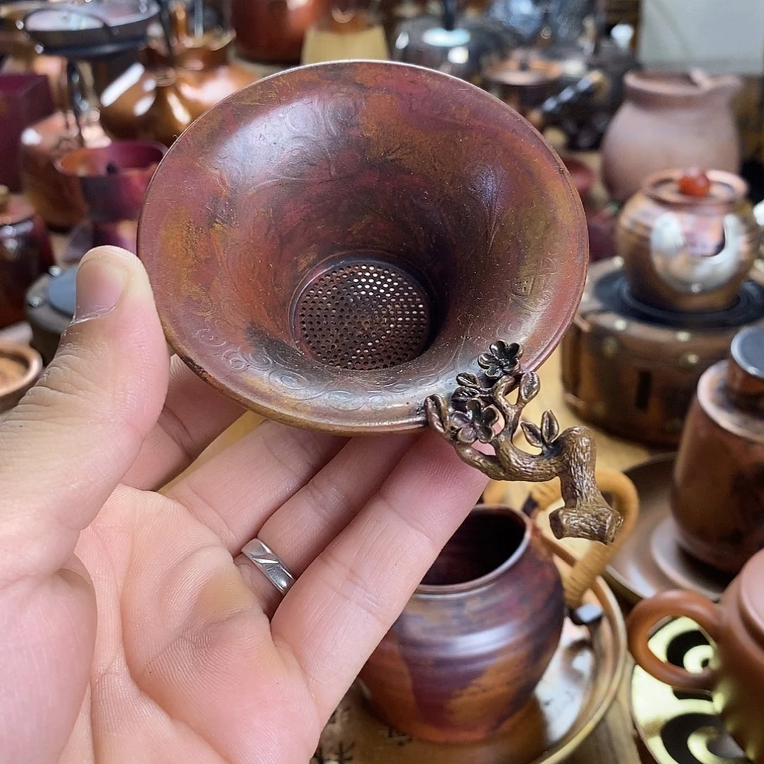 任和堂纯紫铜茶漏55829636966