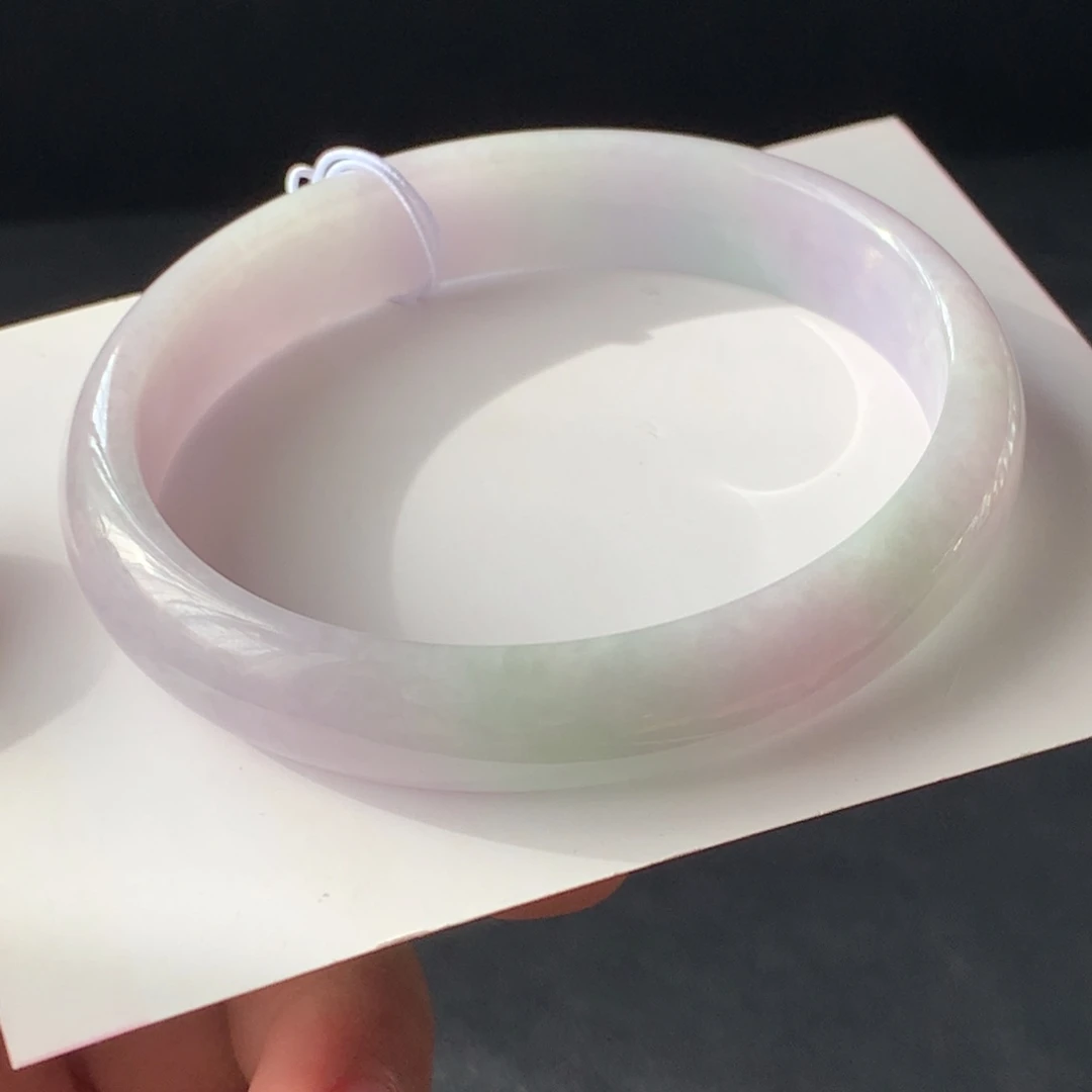 翡翠未镶嵌手镯9号58.2-51.6-11.7-5.9贵妃