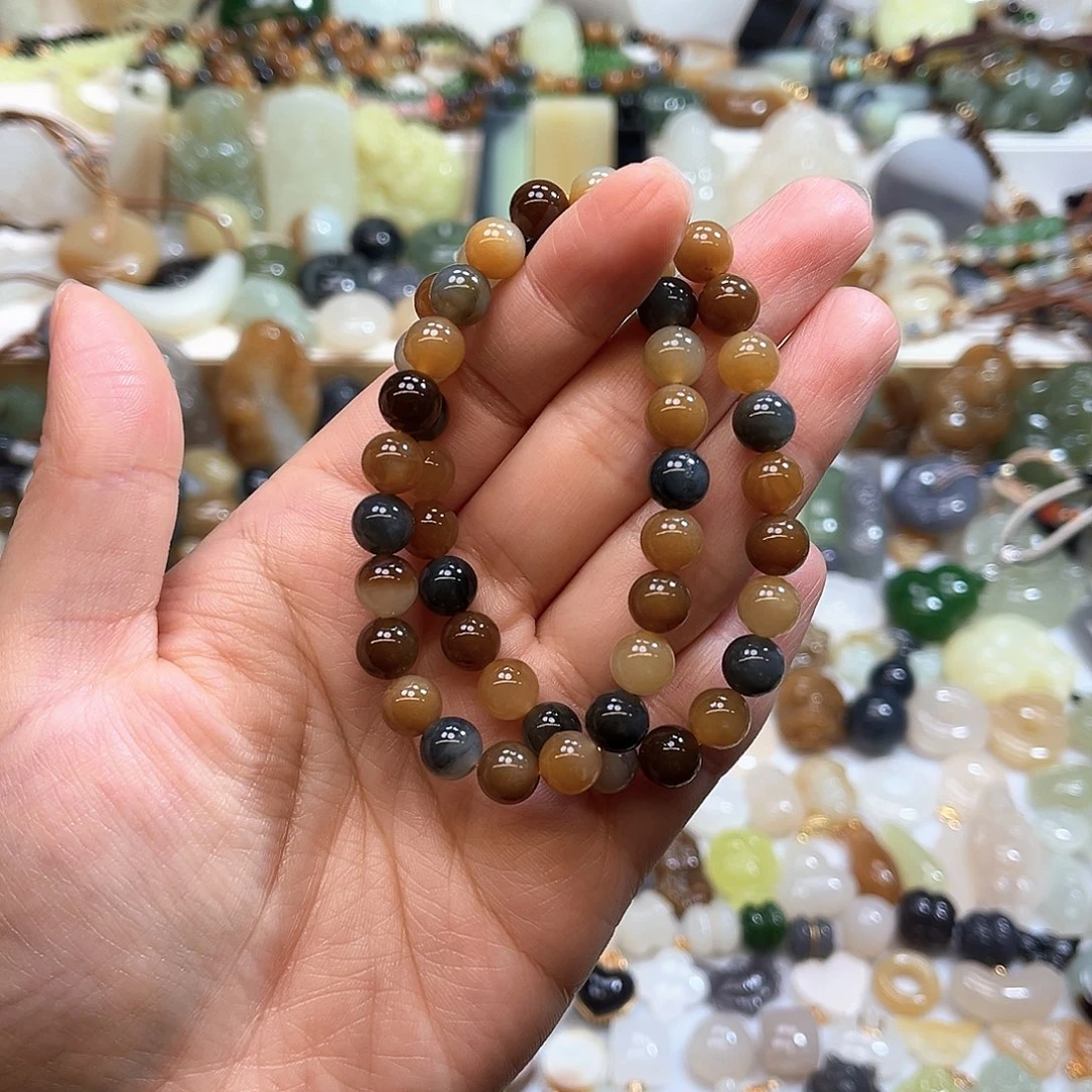 g***o和田玉未镶嵌手串