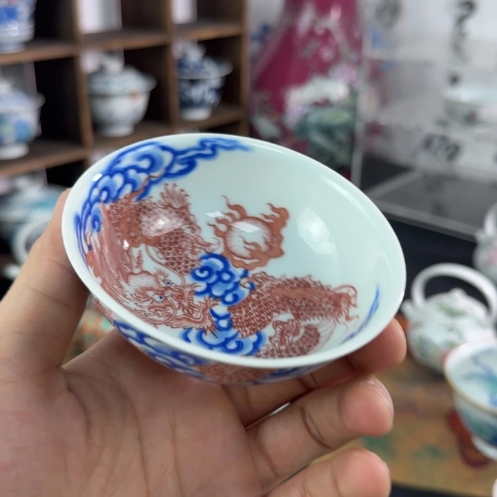 杯子景德镇青花杯子