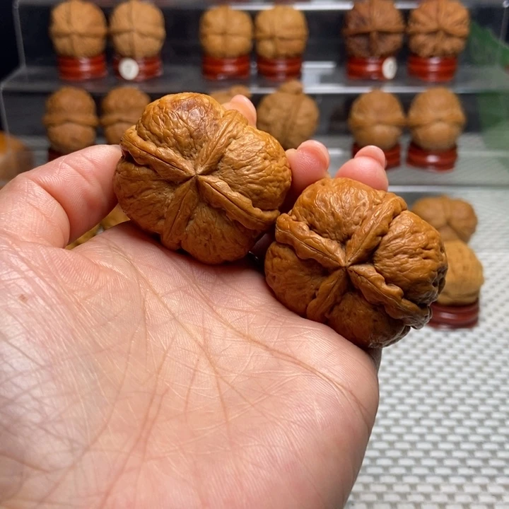 裂***纹把件文玩核桃6四炸