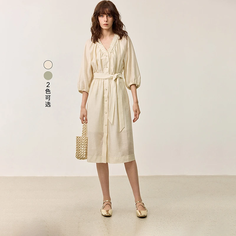 LILY2024秋新款女装连衣裙124329C7949