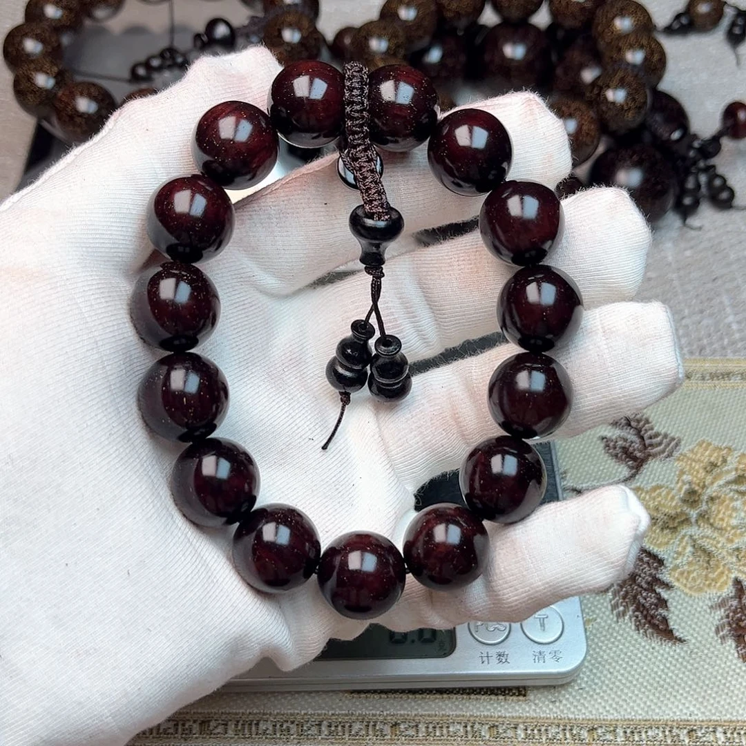 檀香紫檀（小叶紫檀）1.5 15颗 带星