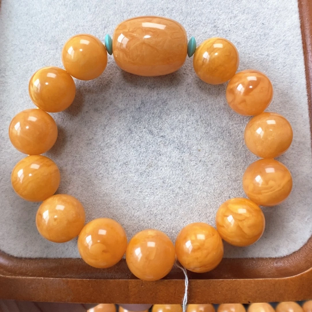 蜜蜡未镶嵌手串蜜蜡