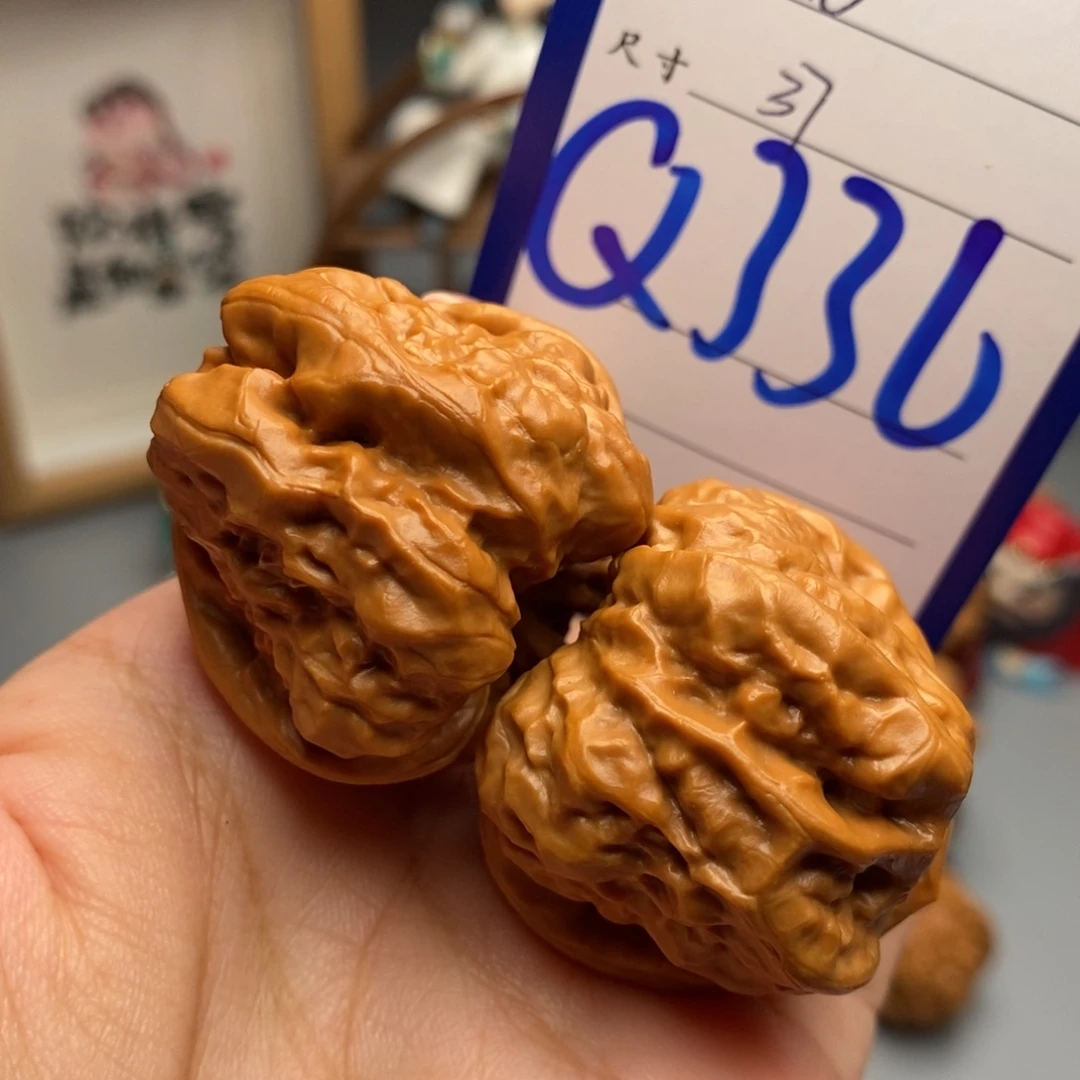 吊坠文玩核桃三角蛙37