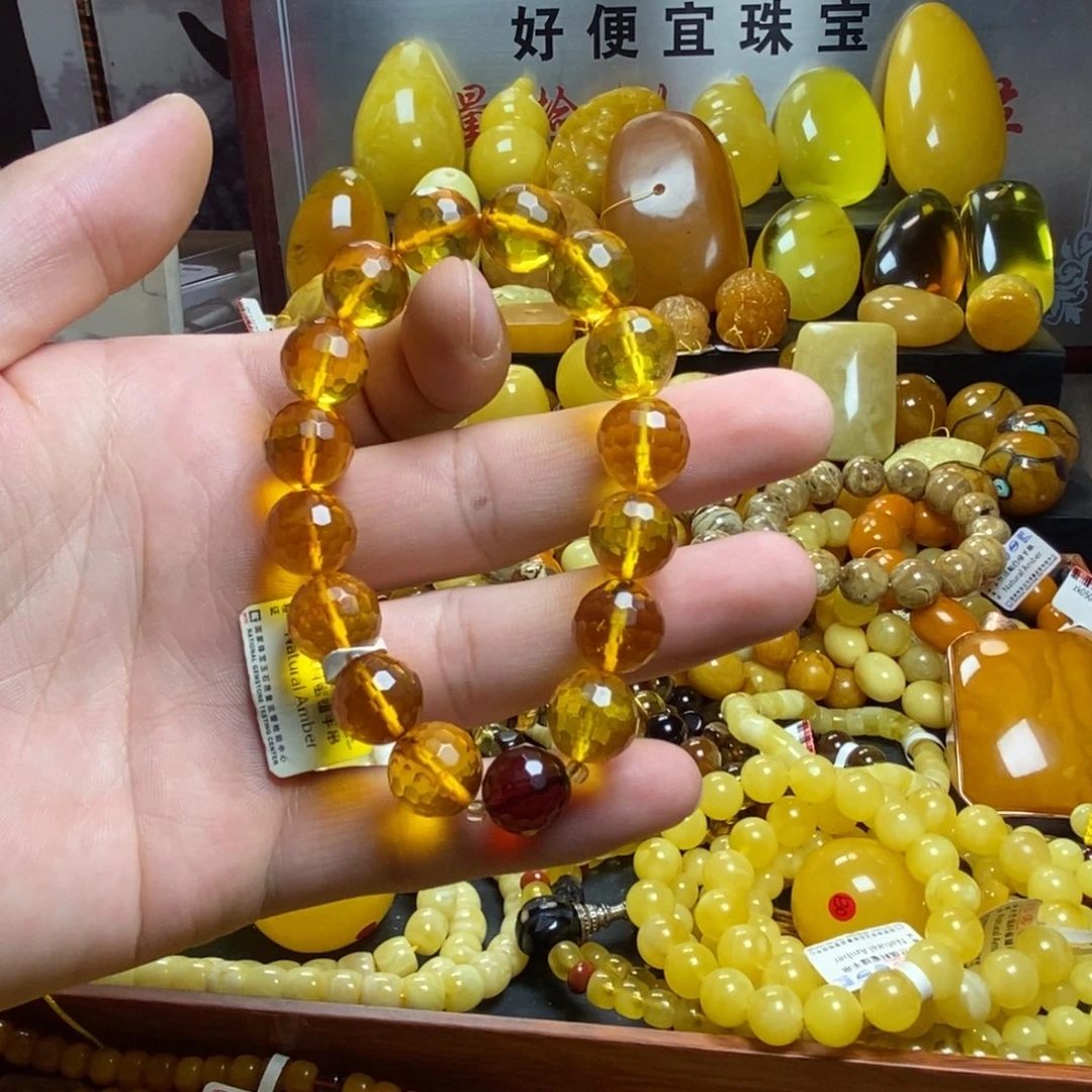 琥珀未镶嵌裸石蜜蜡
