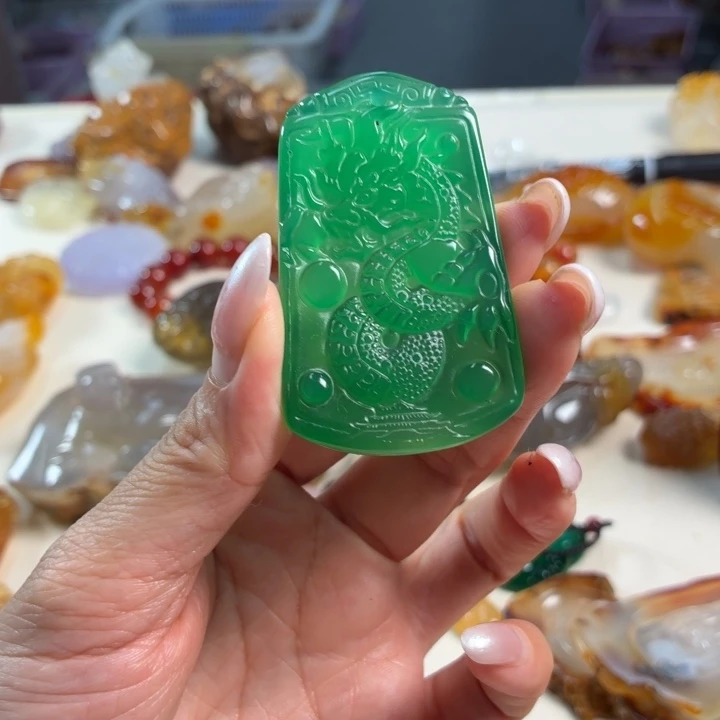 玛瑙/玉髓未镶嵌吊坠(不含链)