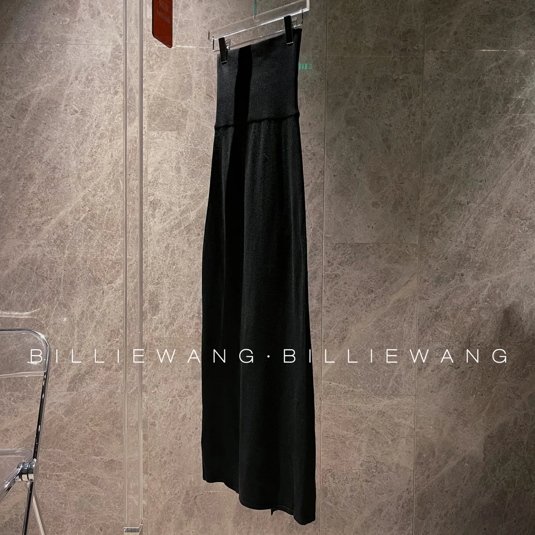BW独立设计师高定系列｜超洋气拉链式多穿针织长半裙