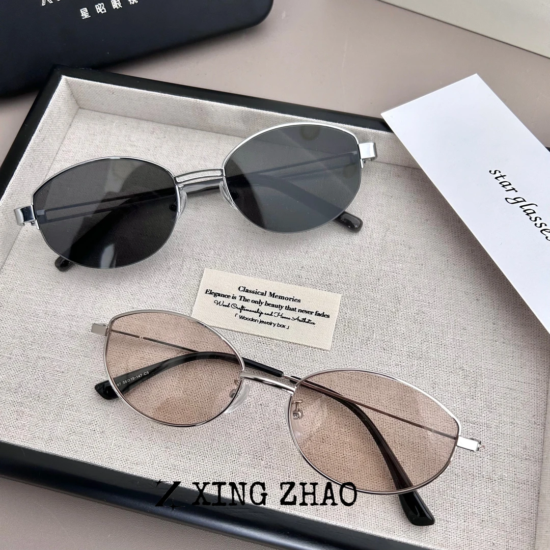 高级感老钱风太阳镜遮阳偏光网红板材防紫外线男女通用街拍个性