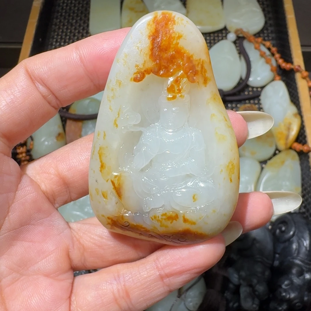 吊坠(不含链)未镶嵌和田玉