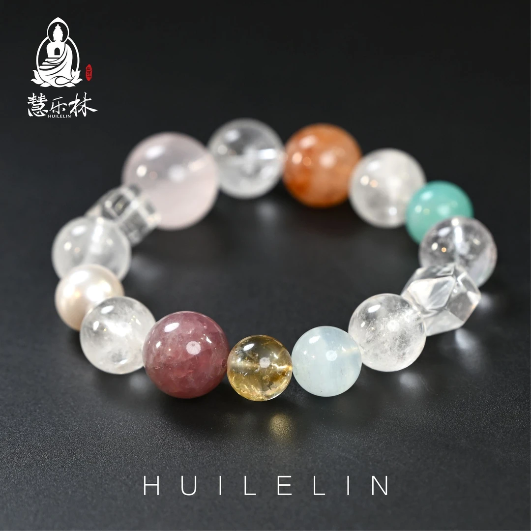 慧乐林【星河绘卷】水晶多宝手串一物一拍