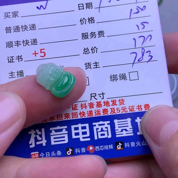 颈饰未镶嵌翡翠W****y