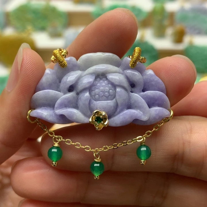 颈饰未镶嵌翡翠翡翠