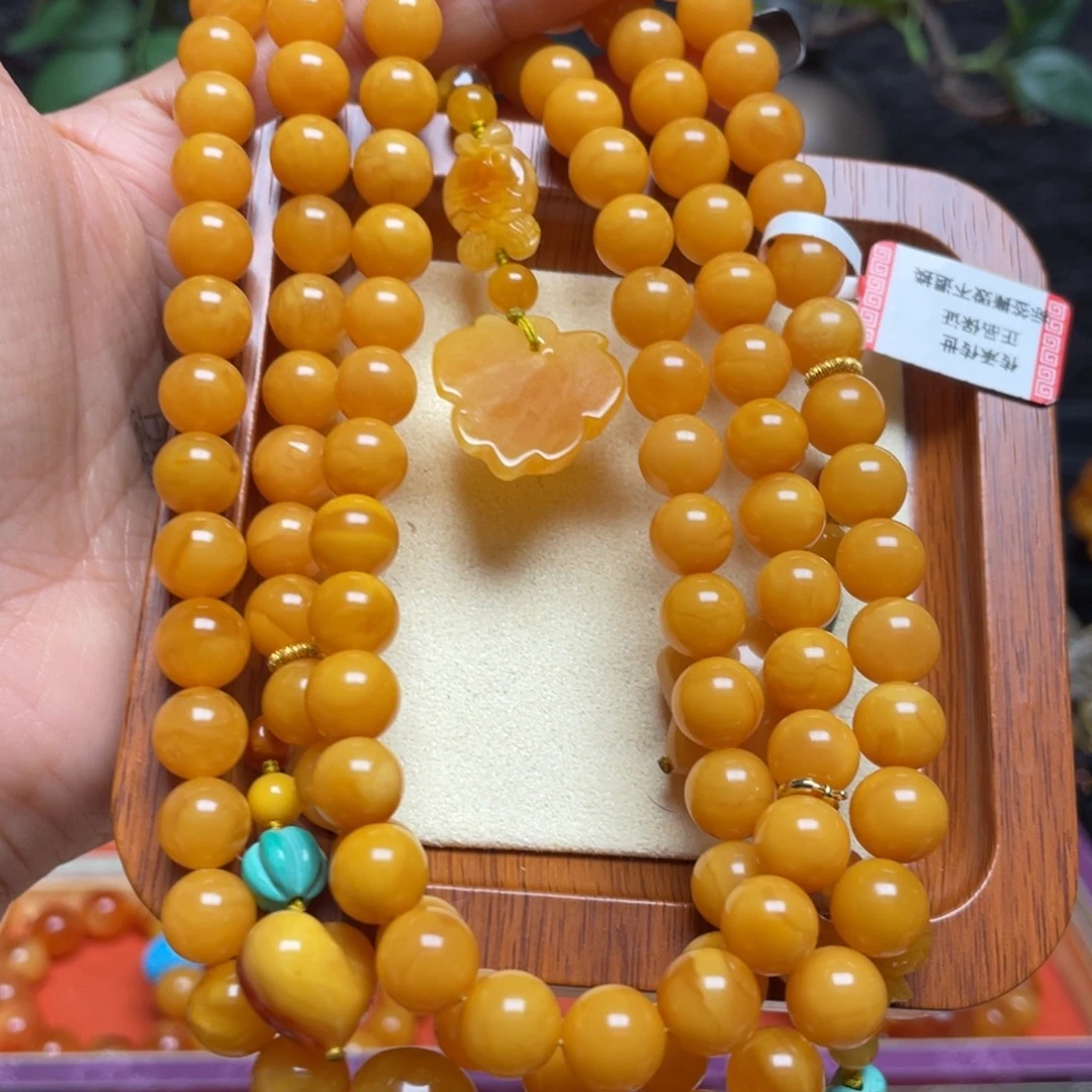 蜜蜡未镶嵌手链手串