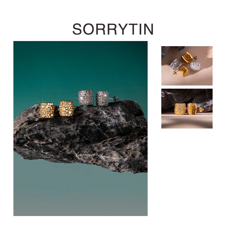 合金锆石耳饰 《天外之美》思家高品质 闪耀精致 镶钻百搭耳环耳饰