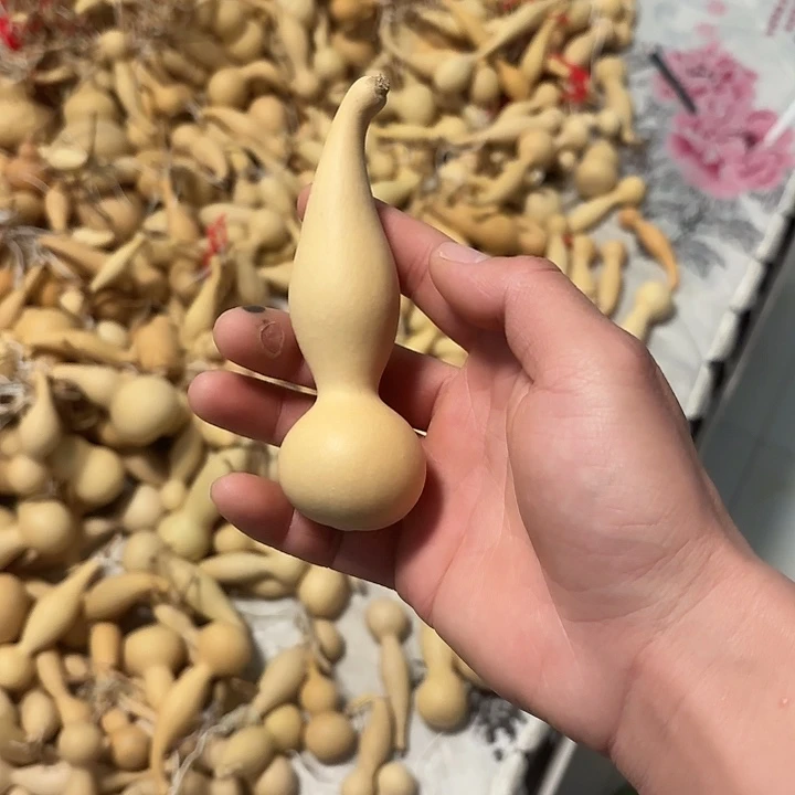 宏***茶有机玻璃天然本捻葫芦手把件
