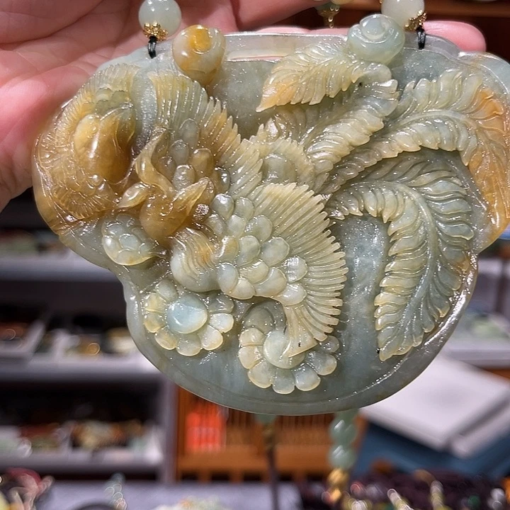 未镶嵌岫玉毛衣链