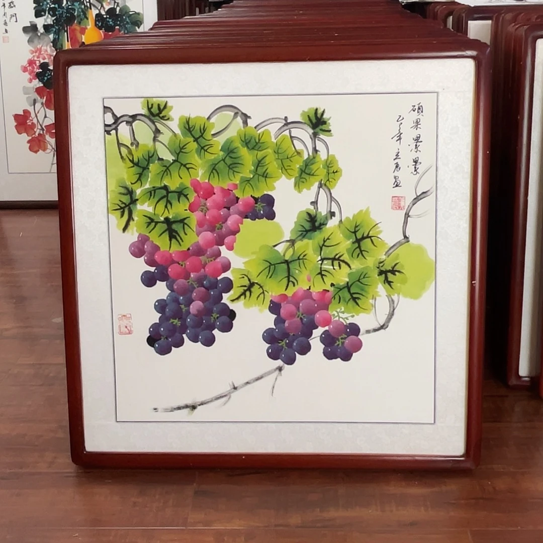 国画带框尺寸63*63厘米