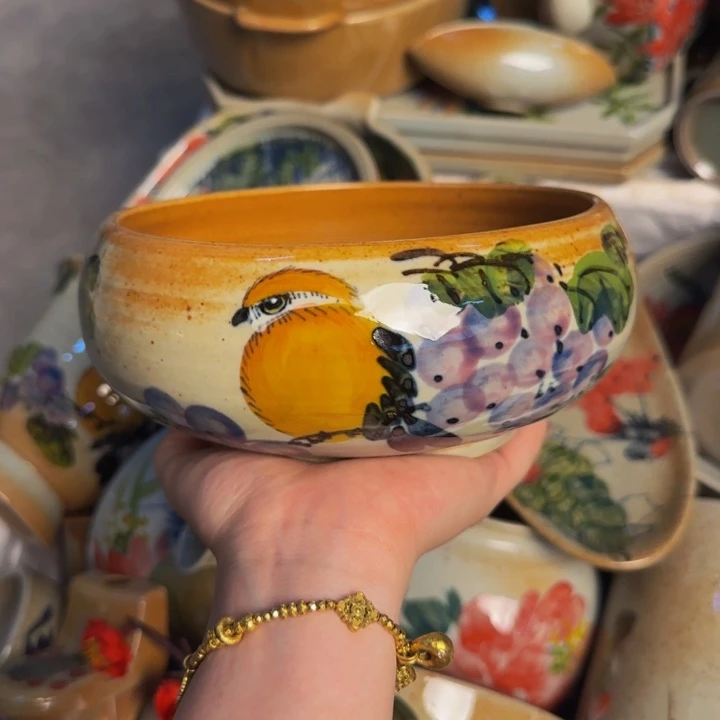 瓷片景德镇陶瓷手工手绘