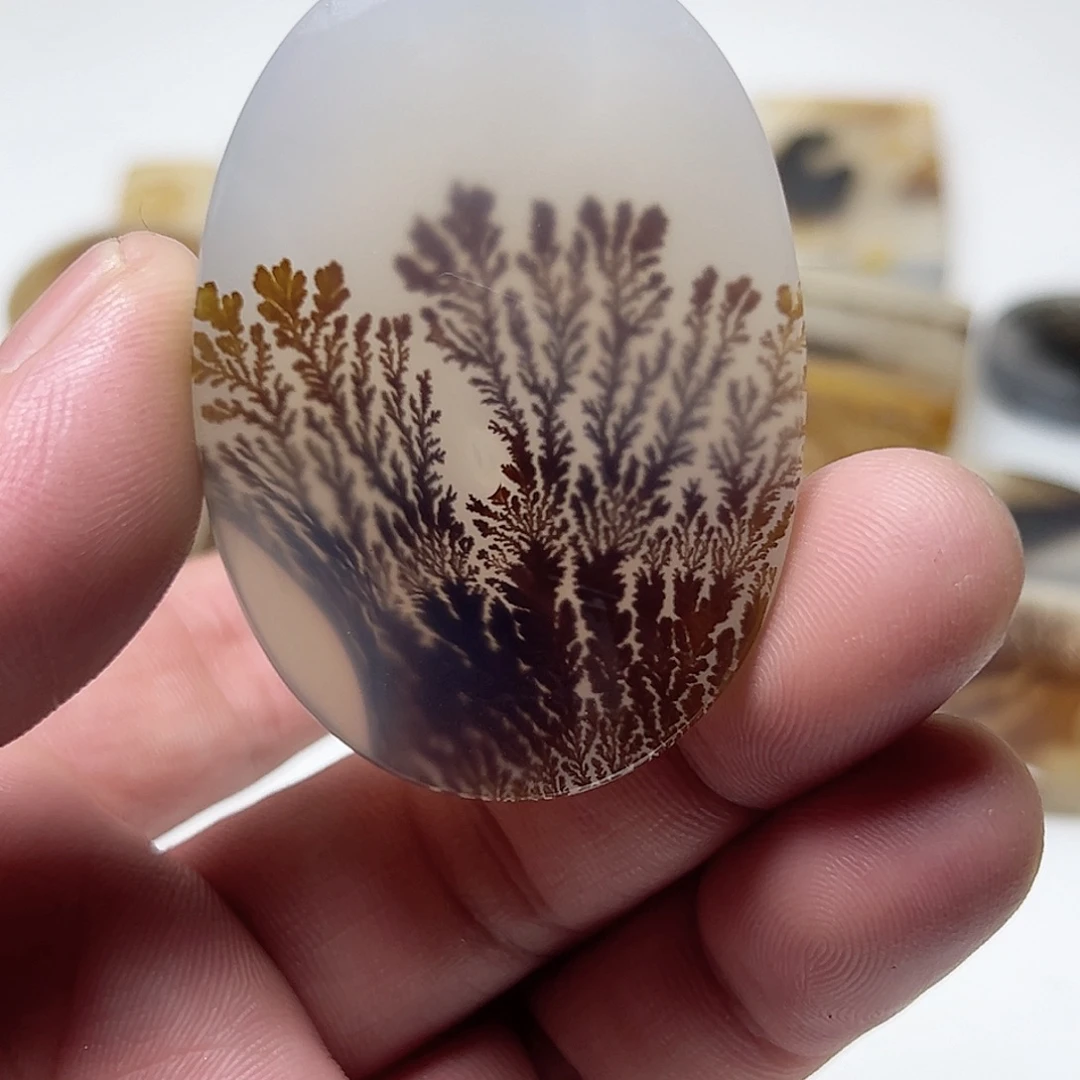 如***戏玛瑙/玉髓未镶嵌珠宝半成品