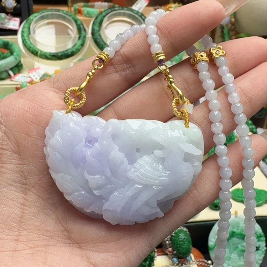 翡翠未镶嵌颈饰翡翠吊坠