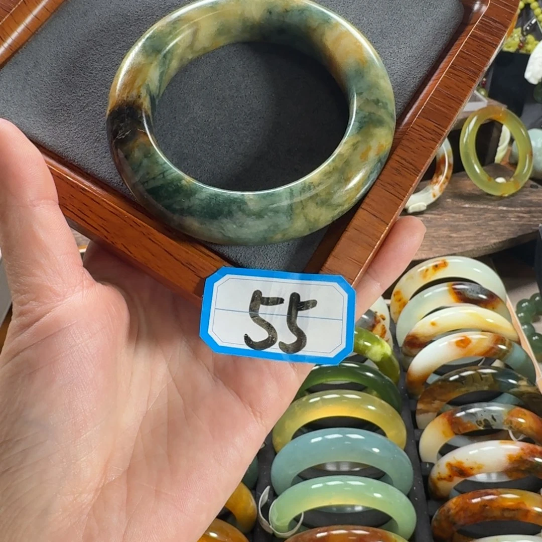 蛇纹石玉合金手镯