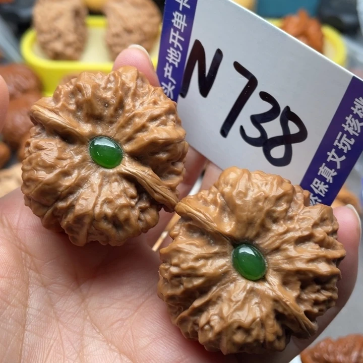 文玩核桃把件蛙蛙42尺