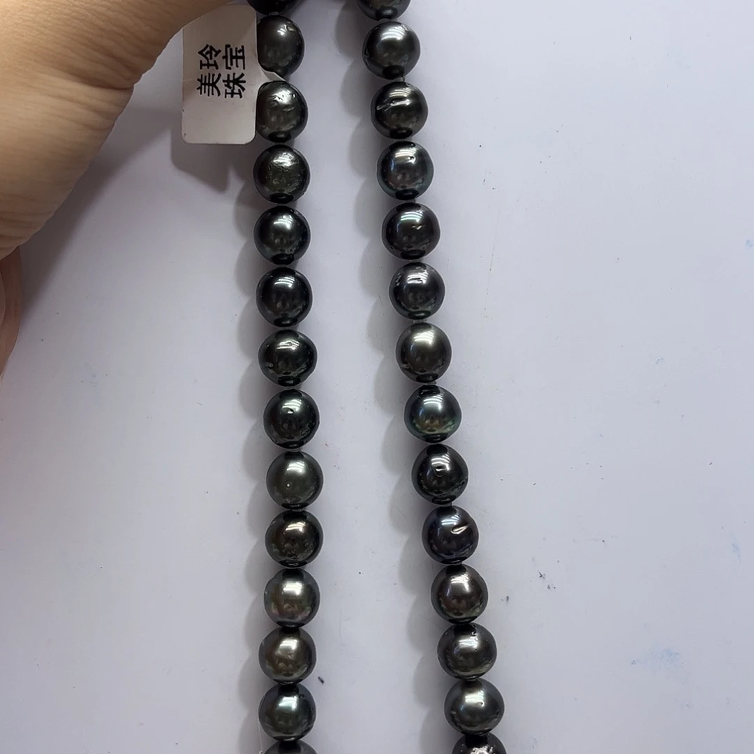 颈饰银S925镶嵌海水珍珠