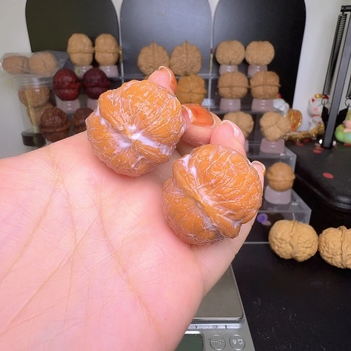 花***利文玩核桃把件33尺寸小南瓜